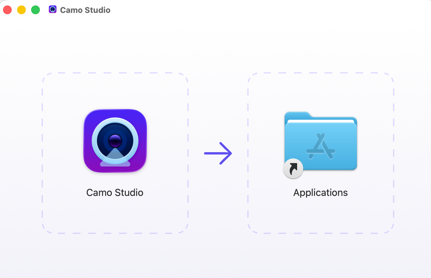 Camo Studioを開く